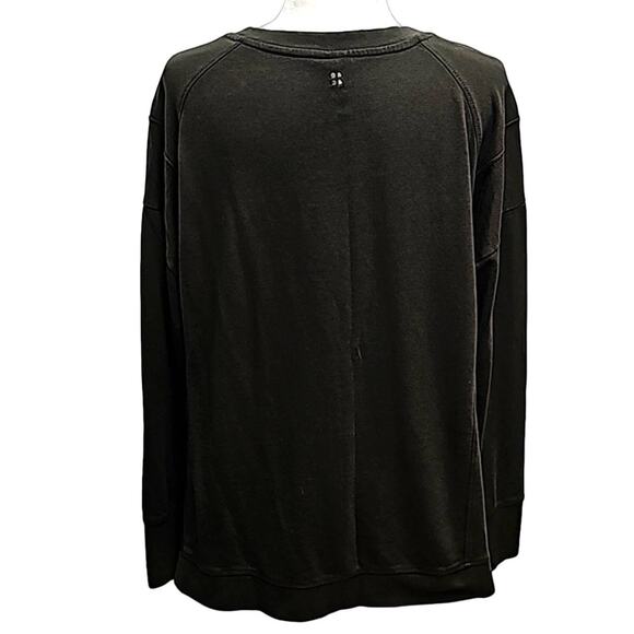 Sweaty Betty London After Class Long Line Round Neck Sweatshirt Woman's Size L - Picture 4 of 12